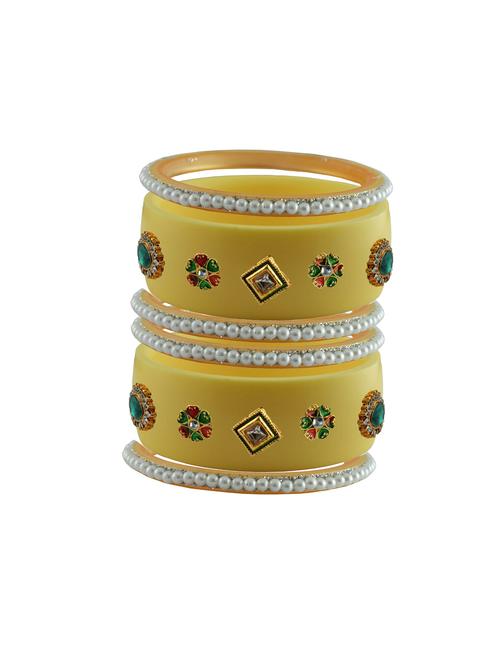 stone studded acrylic bangle - 18784156 - Very Small Image - 1