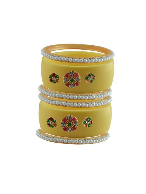 stone studded acrylic bangle - 18784206 - Very Small Image - 1