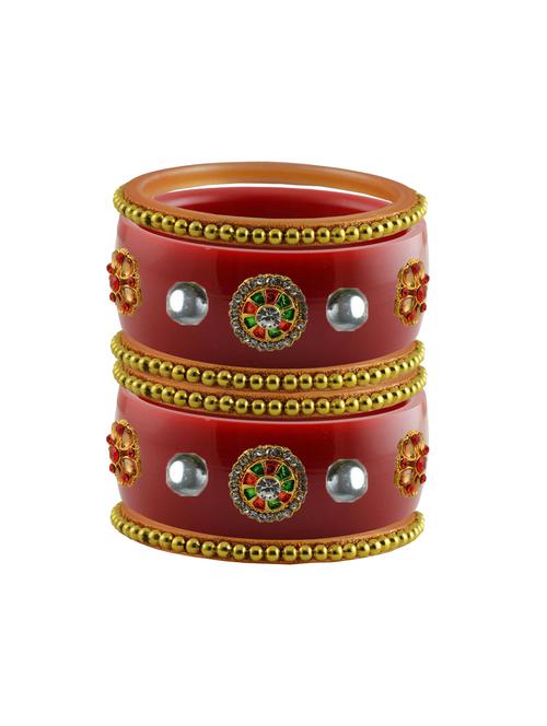 stone studded acrylic bangle - 18784542 - Very Small Image - 1