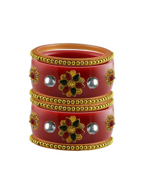 stone studded acrylic bangles - 18784614 - Very Small Image - 1