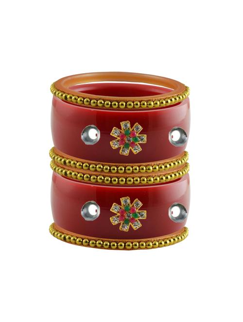 stone studded acrylic bangles - 18784623 - Very Small Image - 1
