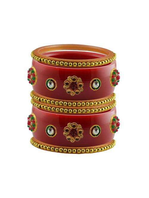 stone studded acrylic bangles - 18784657 - Very Small Image - 1