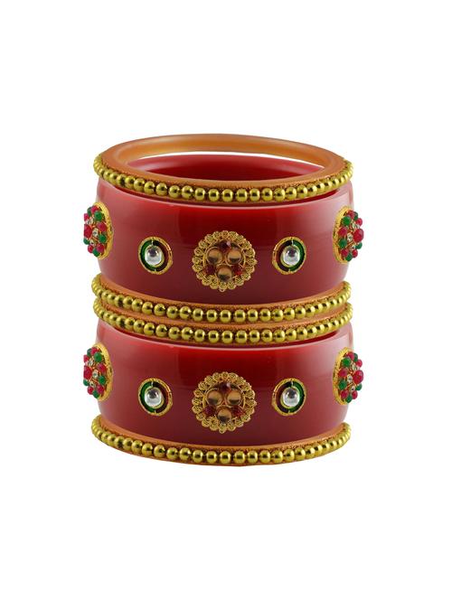 stone studded acrylic bangles - 18784664 - Very Small Image - 1