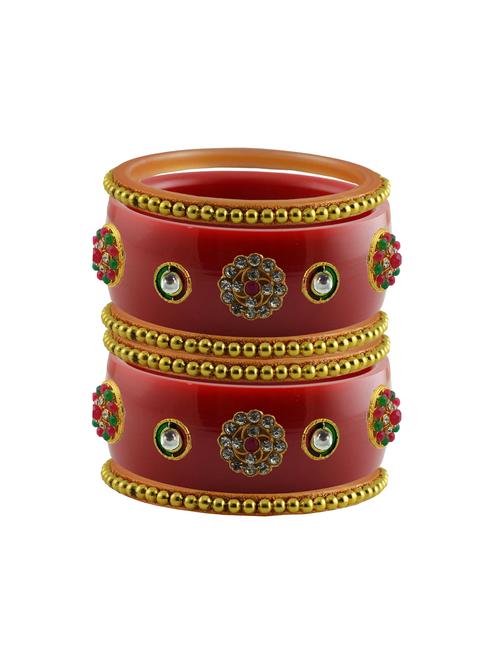 stone studded acrylic bangles - 18784675 - Very Small Image - 1