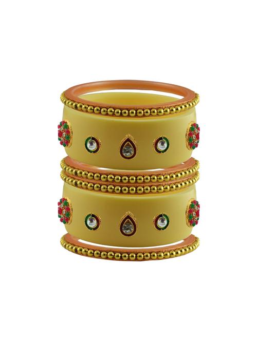 stone studded acrylic bangles - 18784700 - Very Small Image - 1