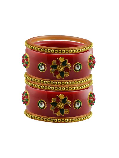 stone studded acrylic bangles - 18784703 - Very Small Image - 1