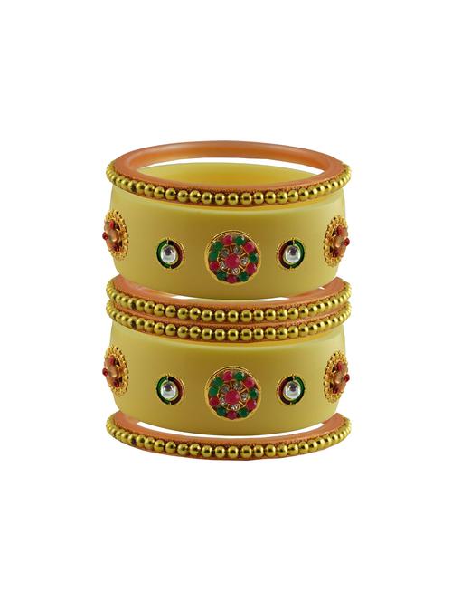 stone studded acrylic bangles - 18784724 - Very Small Image - 1