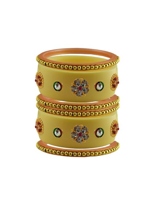stone studded acrylic bangles - 18784746 - Very Small Image - 1
