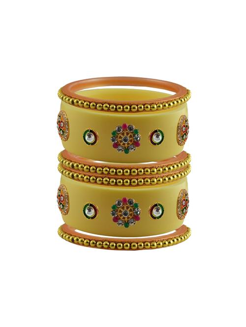 stone studded acrylic bangles - 18784773 - Very Small Image - 1