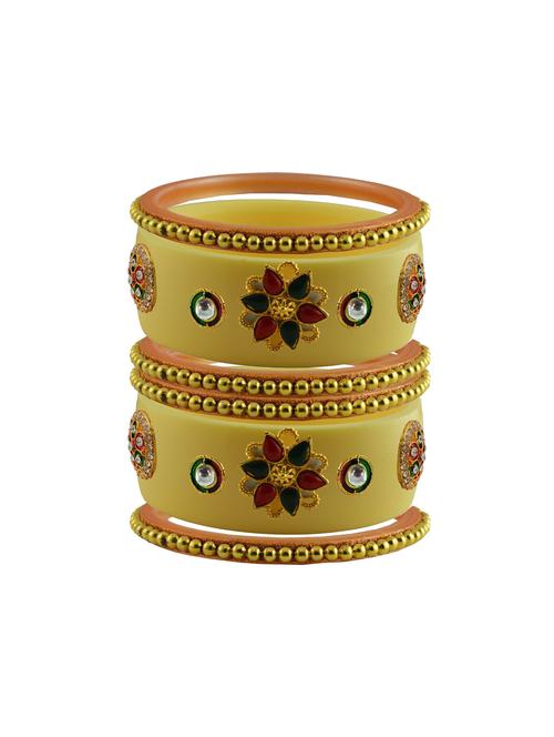 stone studded acrylic bangles - 18784807 - Very Small Image - 1
