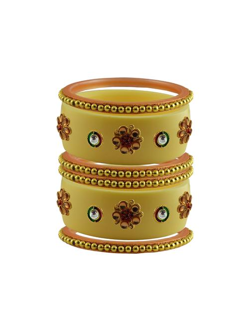 stone studded acrylic bangles - 18784824 - Very Small Image - 1