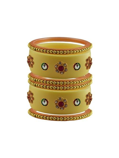 stone studded acrylic bangles - 18784862 - Very Small Image - 1