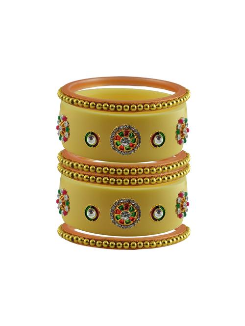 stone studded acrylic bangles - 18784877 - Very Small Image - 1