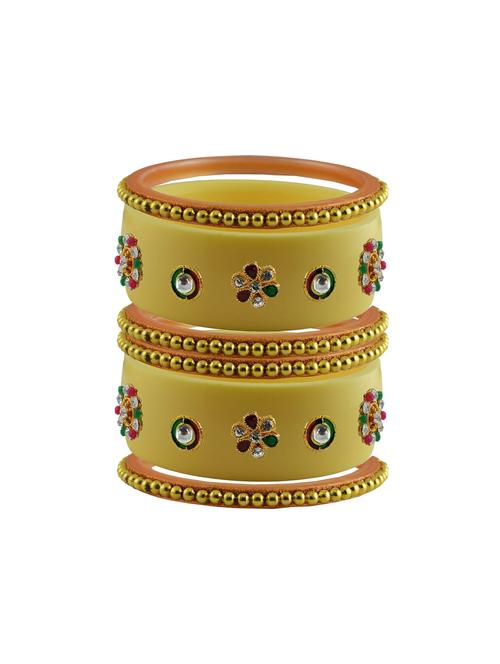 stone studded acrylic bangles - 18784890 - Very Small Image - 1