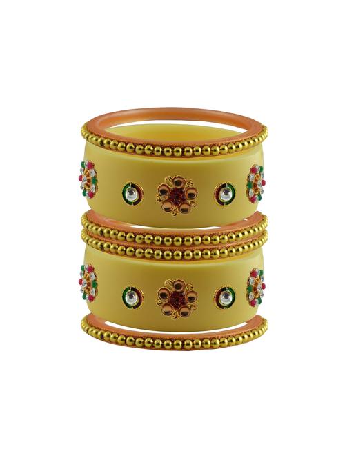 stone studded acrylic bangles - 18784899 - Very Small Image - 1