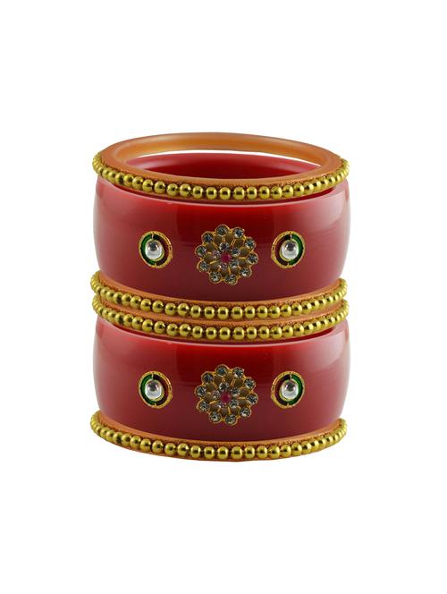 stone studded acrylic bangles - 18784916 - Very Small Image - 1