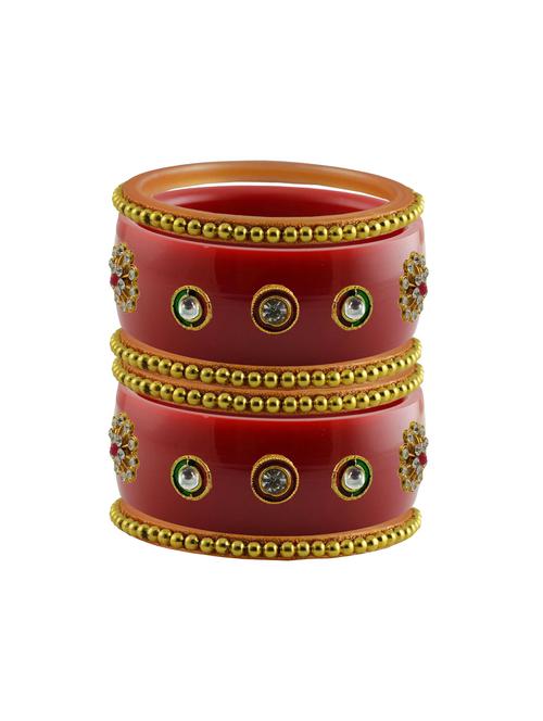 stone studded acrylic bangles - 18784935 - Very Small Image - 1