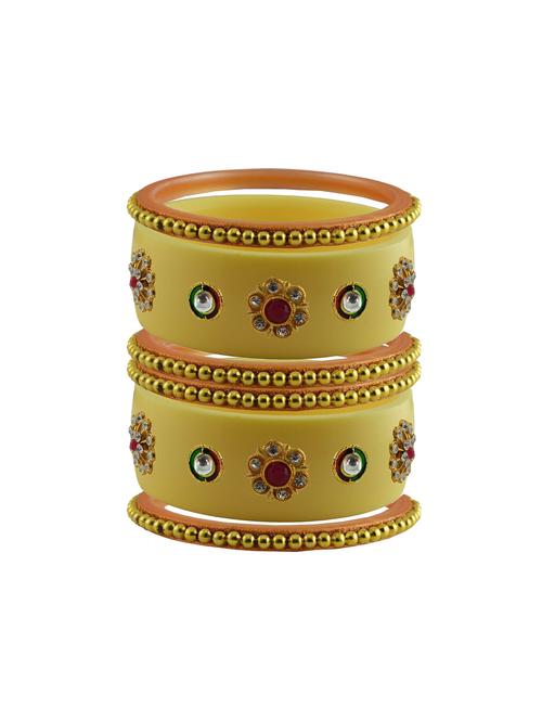 stone studded acrylic bangles - 18784956 - Very Small Image - 1