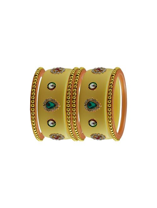 golden stud acrylic bangle - 18784984 - Very Small Image - 1