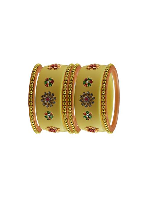 golden stud acrylic bangle - 18785049 - Very Small Image - 1