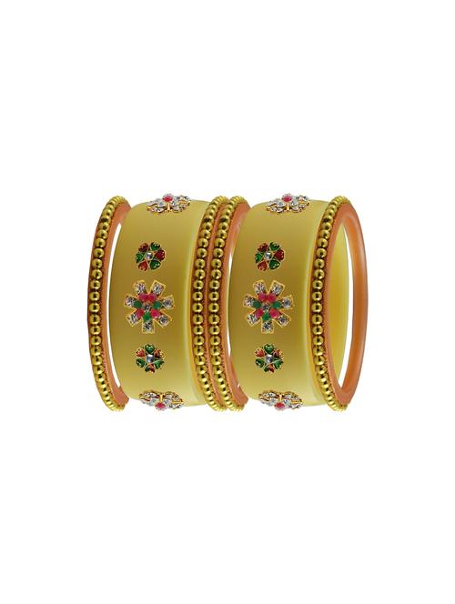 golden stud acrylic bangle - 18785062 - Very Small Image - 1