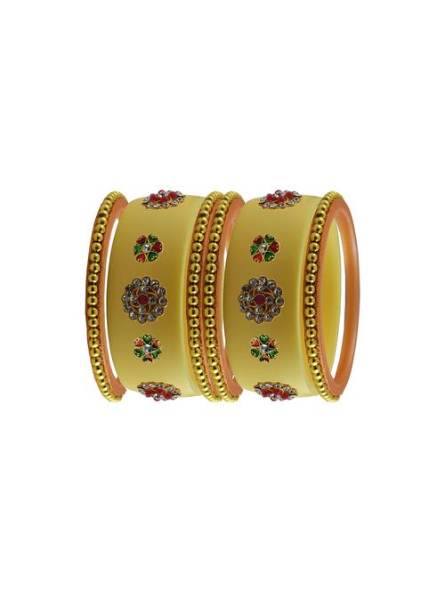 golden stud acrylic bangle - 18785099 - Very Small Image - 1