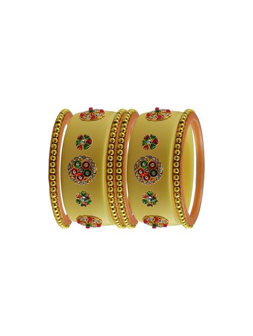 golden stud acrylic bangle - 18785120 - Very Small Image - 1