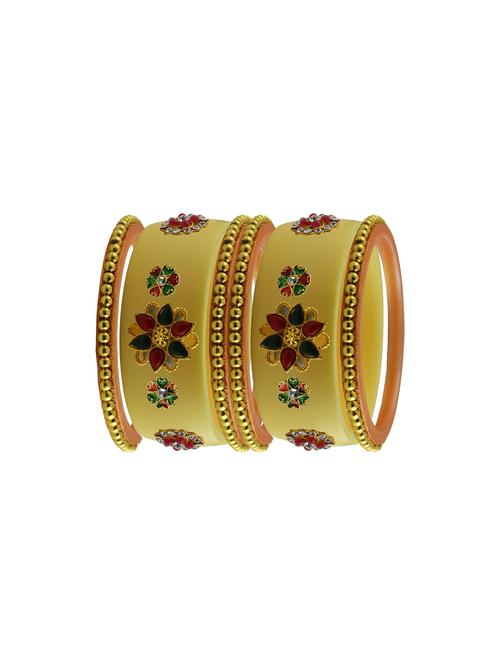 golden stud acrylic bangle - 18785121 - Very Small Image - 1