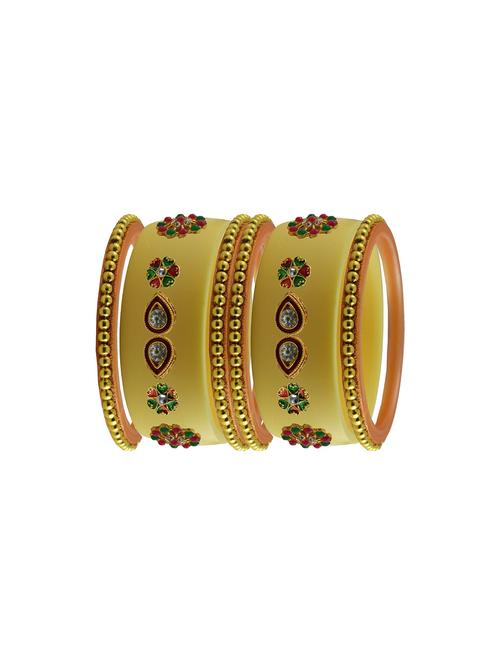 golden stud acrylic bangle - 18785135 - Very Small Image - 1