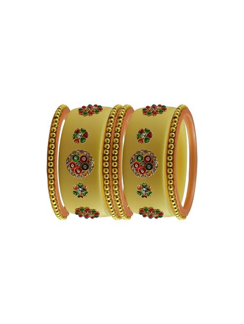 golden stud acrylic bangle - 18785147 - Very Small Image - 1