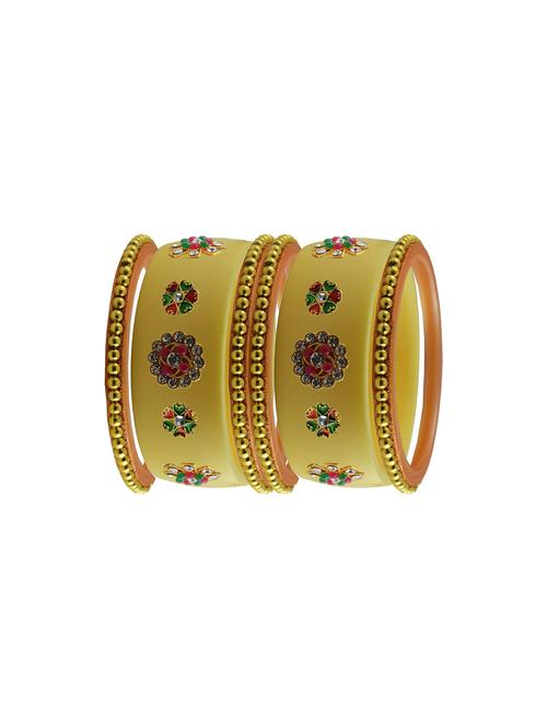 golden stud acrylic bangle - 18785219 - Very Small Image - 1