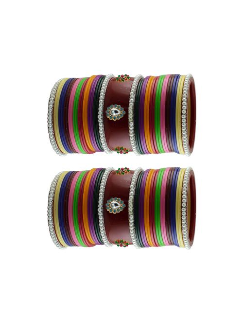 multi stone stud acrylic bangle - 18785299 - Very Small Image - 1
