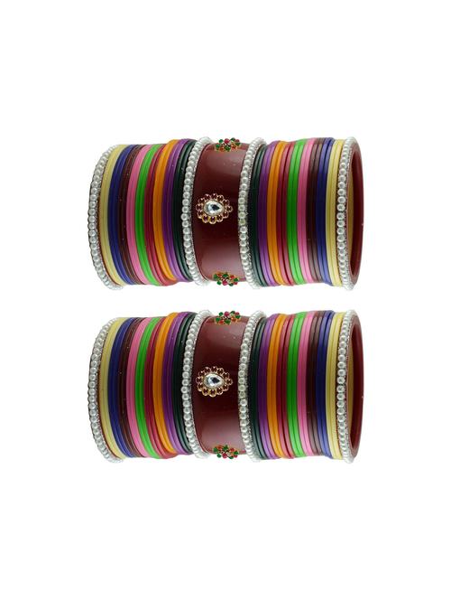 multi stone stud acrylic bangle - 18785303 - Very Small Image - 1