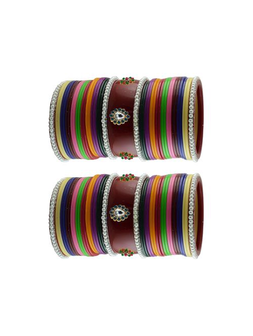 multi stone stud acrylic bangle - 18785306 - Very Small Image - 1