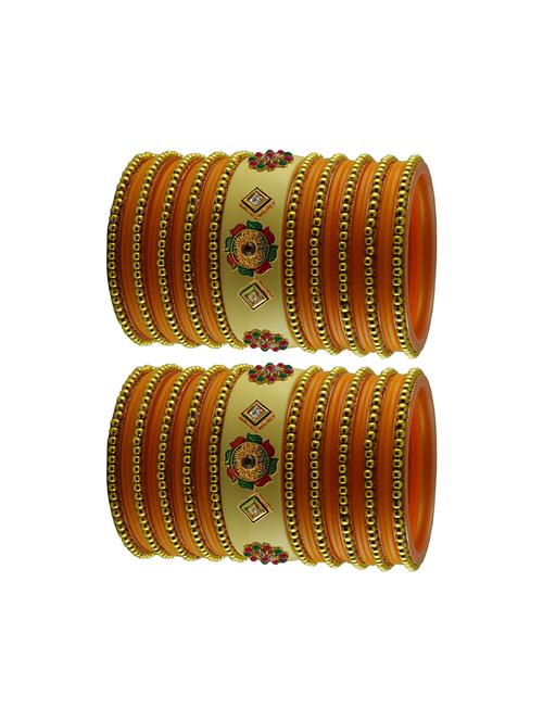 stones work acrylic bangles set - 18785409 - Very Small Image - 1