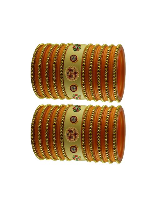 stones work acrylic bangles set - 18785416 - Very Small Image - 1