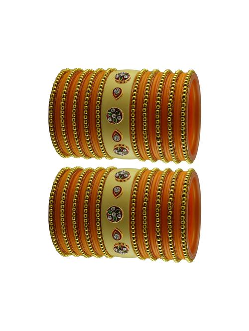 stones work acrylic bangles set - 18785421 - Very Small Image - 1