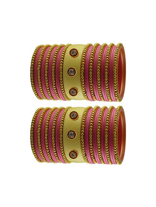 stones work acrylic bangles set - 18785726 - Very Small Image - 1