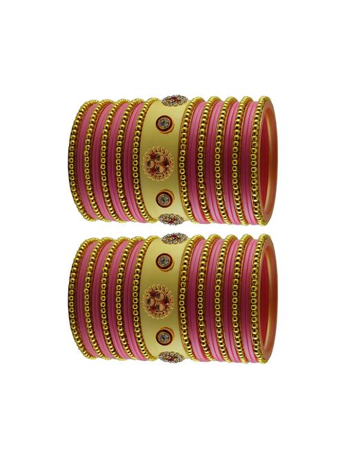 stones work acrylic bangles set - 18785728 - Very Small Image - 1