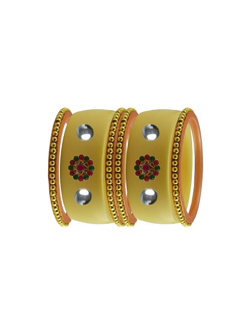 stones work kada bangle set - 18785732 - Very Small Image - 1