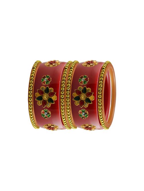red stone stud acrylic bangle with very extra large size - 18785793 - Very Small Image - 1