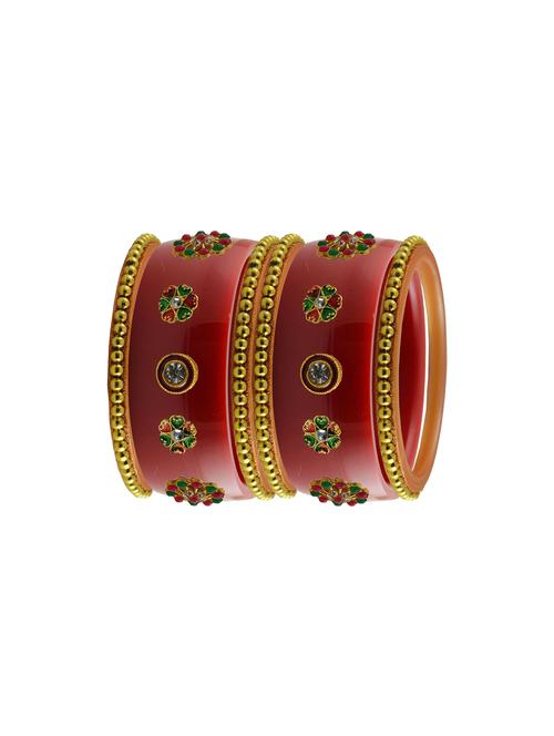 red stone stud acrylic bangle with very extra large size - 18785891 - Very Small Image - 1
