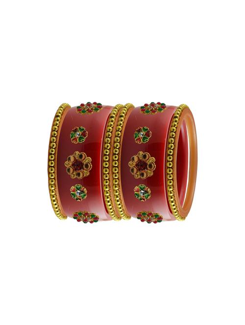 red stone stud acrylic bangle with very extra large size - 18785898 - Very Small Image - 1