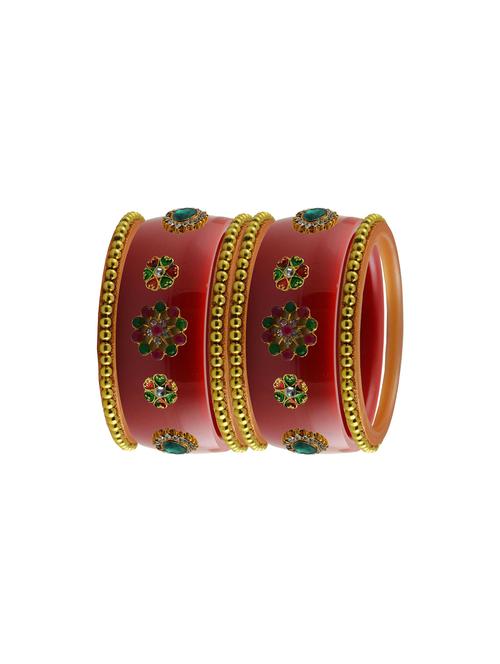 red stone stud acrylic bangle with very extra large size - 18785949 - Very Small Image - 1