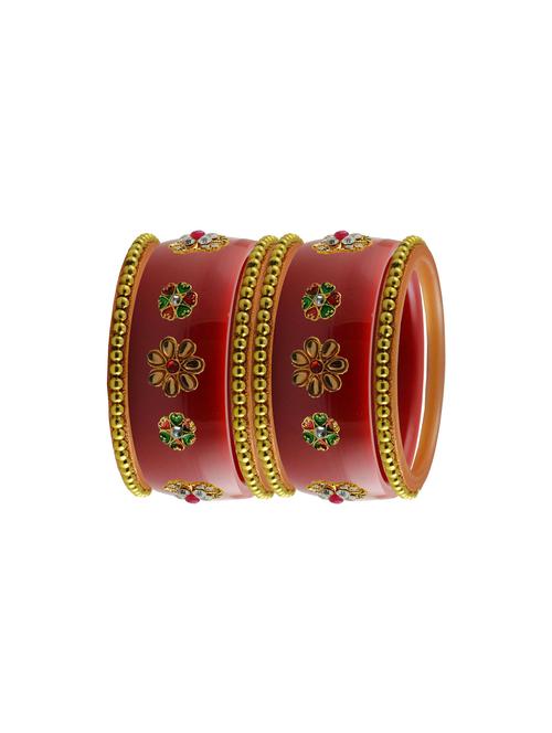 red stone stud acrylic bangle with very extra large size - 18785989 - Very Small Image - 1