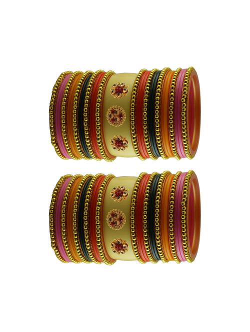 multi stone stud acrylic bangle with very extra large size - 18786053 - Very Small Image - 1