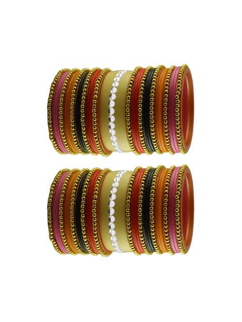 multi stone stud acrylic bangle with very extra large size - 18786081 - Very Small Image - 1