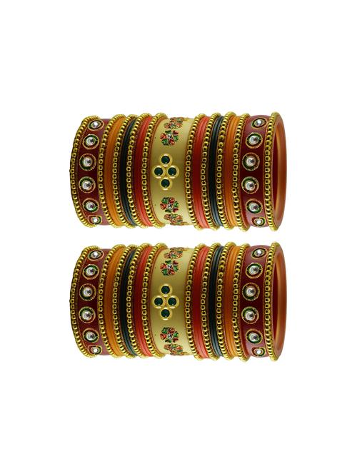 multi stone stud acrylic bangle with very extra large size - 18786105 - Very Small Image - 1