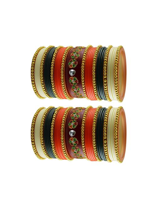 multi stone stud acrylic bangle with very extra large size - 18786135 - Very Small Image - 1