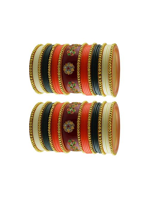 multi stone stud acrylic bangle with very extra large size - 18786137 - Very Small Image - 1